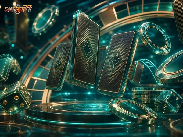 Tampilan beranda surga77 dengan pilihan game