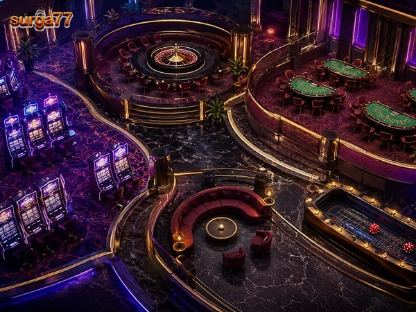 Antarmuka game surga77 pada perangkat seluler